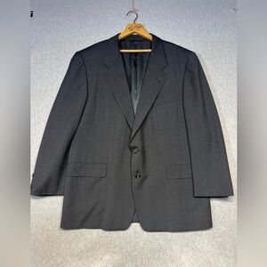 Hickey Freeman Blazer Mens 46 Grey Wool Sports Coat